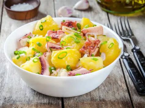 Saveur De La Mer Avec Notre Salade De Poulpe Pommes De Terre Et