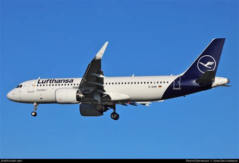 Aircraft Photo Of D Ainr Airbus A N Lufthansa Airhistory