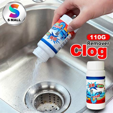 Super Clog Remover Toilet Kitchen Drain Pipes Basin Clean Powder Red