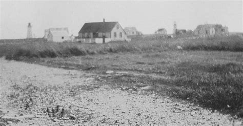 Devils Island Lighthouse Nova Scotia Canada At