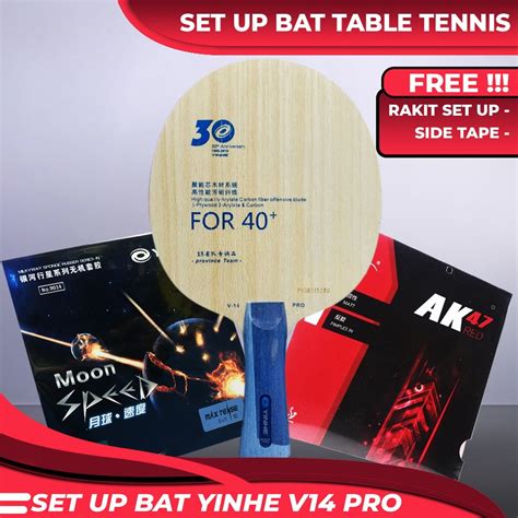 Jual Setup Tenis Meja Pingpong Yinhe V Pro Alc Moon Speed Palio Ak