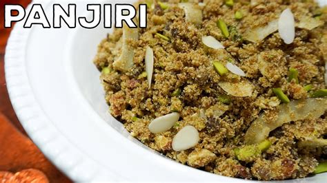 Panjiri Recipe How To Make Homemade Panjeeri Sooji Ki Panjiri YouTube