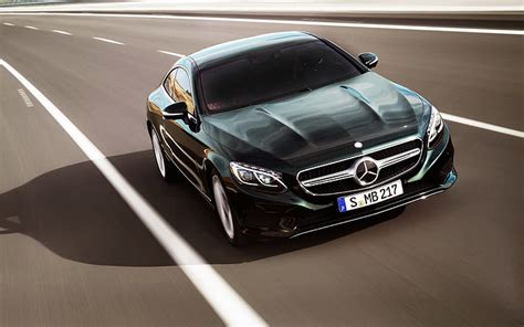 Hd Wallpaper Mercedes Benz S Class Coupe Black Car Speed Wallpaper