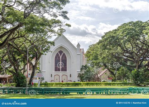 Silliman University Church at Silliman University Editorial Stock Photo - Image of church ...