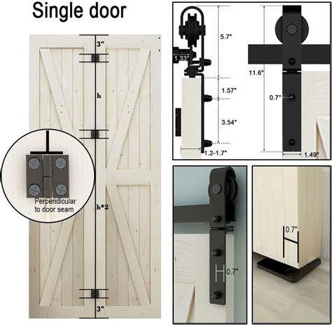 Buy Ltiyitl 3ft Bi Folding Sliding Barn Door Hardwaresmoothly And Quietly Heavy Duty Simple