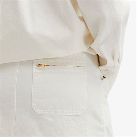 Apc Sarah Denim Mini Skirt White End Gb