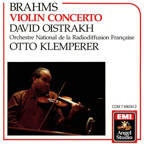 Release Violin Concerto By Brahms Orchestre National De La R T F