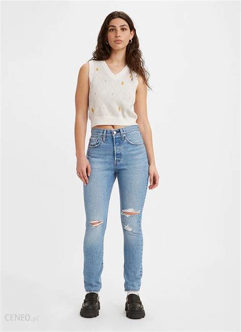 Levis D Insy Skinny Fit W Kolorze B Kitnym Ceny I Opinie