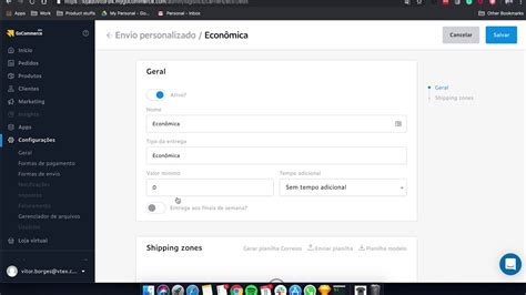 Cadastrando Formas De Pagamento E Formas De Envio Na Gocommerce Youtube