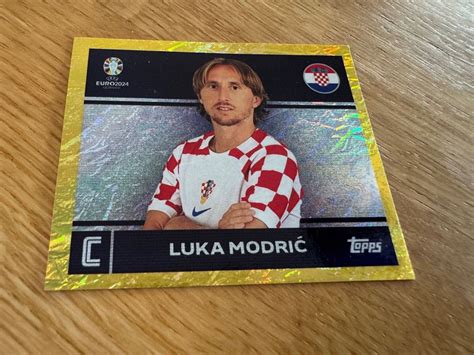 Topps Sticker EM 2024 CRO 2 Gold Luka Modric Kaufen Auf Ricardo