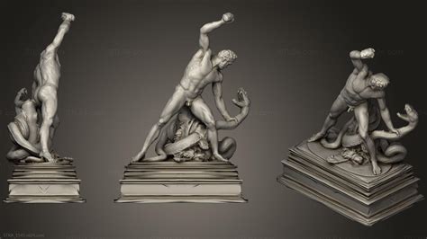 Statues Antique And Historical Statue 94 STKA 1545 3D Stl Model For CNC