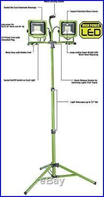 PowerSmith PWL2100TS 10 000 Lumen LED Dual Head Work Light With