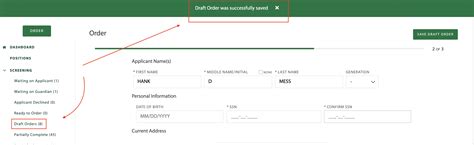 Save my Progress While Placing an Order - Draft Orders Queue – Client ...