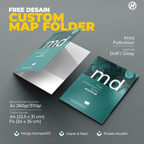 Jual Cetak Map Folder Custom Desain Map Stopmap Shopee Indonesia