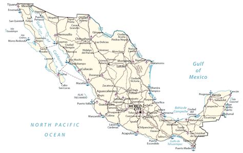 Map of Mexico - GIS Geography