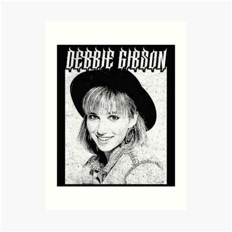 Debbie Gibson Retro 80s Aesthetic Design Debbie Gibson Art Print For Sale By Zunmini01