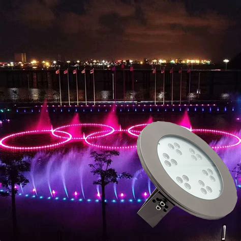 Stainless Steel IP68 3in1 RGB DMX512 Swimming Pool LED Fountain