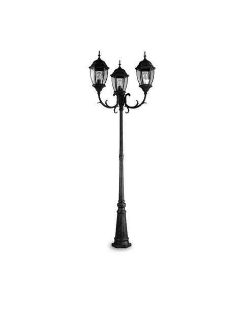 Poste Farol L Negro Bk Ilu Web Do It Center