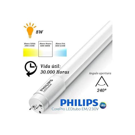 Tubo Led Mm K Blanco Neutro T G Philips Corepro Ledtube W