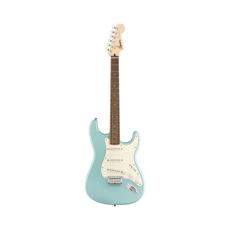 Squier Bullet Stratocaster Hardtail Electric Guitar Laurel Fb Tropical Turquoise Pt