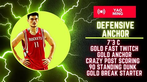 Best Center Build Nba K Next Gen Best Yao Ming Build On Nba K