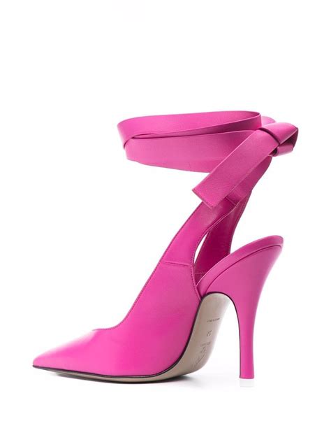 The Attico Venus Slingback Pumps Pink Farfetch