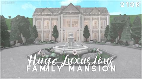 Family Mansion Bloxburg House Ideas Big