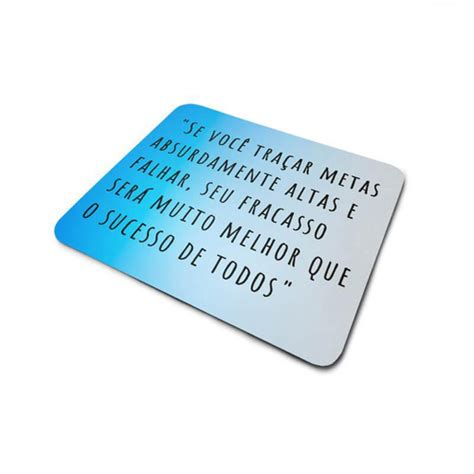 Mouse Pad Frases Empreendedor Sucesso 1 Em Promoção Ofertas Na Americanas