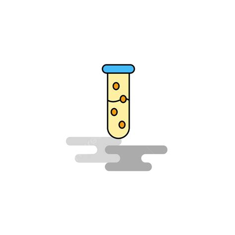 Science Test Tubes Vector Hd Png Images Flat Test Tube Icon Symbol