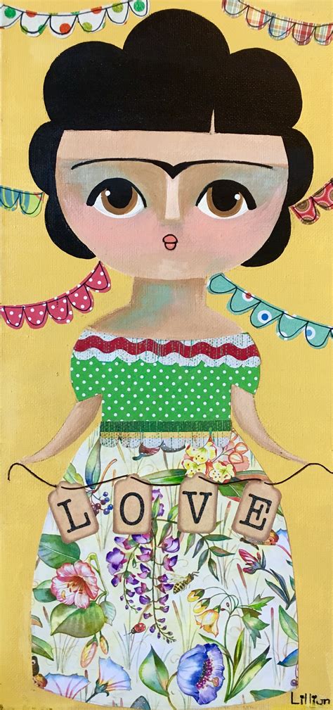 Frida Art Lillian Girl Cartoon Disney Characters Fictional