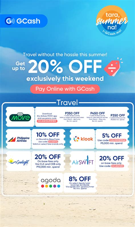 Make The Most Of Summer With These Great Deals From Gcash