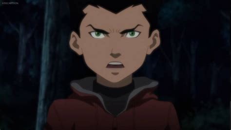 Justice League Vs Teen Titans Damian Wayne And Raven Scene Youtube