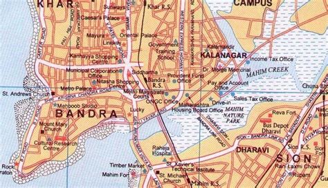 Bandra map - Map of bandra Mumbai (Maharashtra - India)