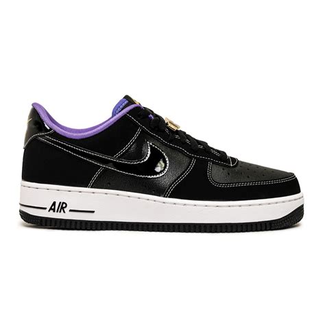 Nike Men Air Force 1 07 Lv8 Black Black Iron Grey White