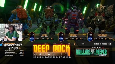 Nuestra Primera Misi N Con El Equipo Completo En Deep Rock Galactic