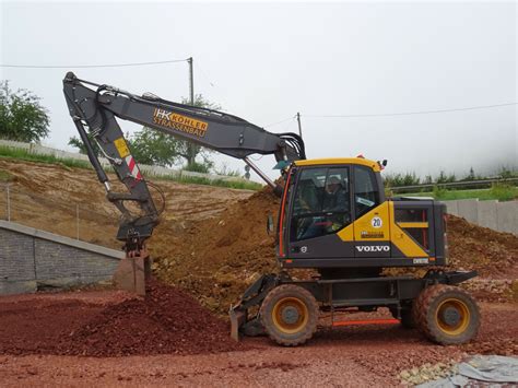 Volvo Ewr E Kurzheck Mobilbagger Seite Volvo Baumaschinen