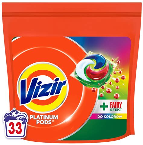 Vizir Platinum Pods Fairy Efekt Color Szt Kapsu Ki Do Prania