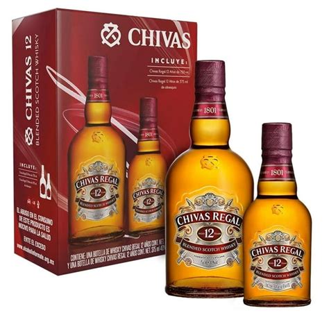 Whisky Chivas Regal 12 Años 750 Ml 1 Botella De 375 Ml Bodega Aurrera En Línea