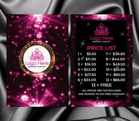 Paparazzi Kit Custom Price List Instant Download Disco Paparazzi