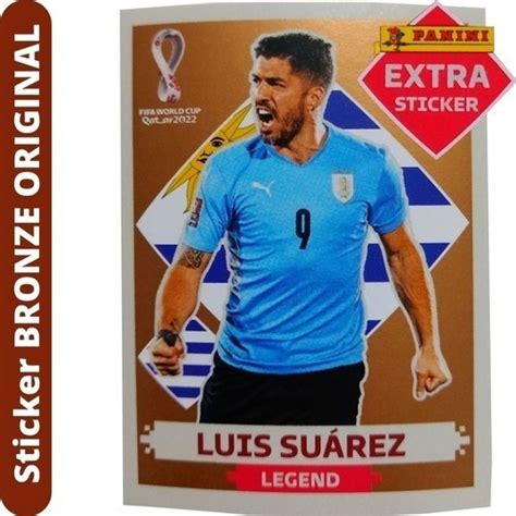 Figurinha Legend Extra Luis Su Rez Bronze Copa Parcelamento Sem