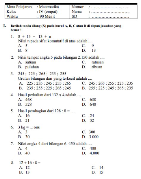 Soal Matematika Kelas 12 Homecare24