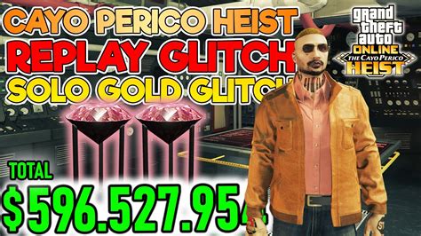 Cayo Perico Replay Glitch And Solo Gold Glitch Cayo Perico Infinite