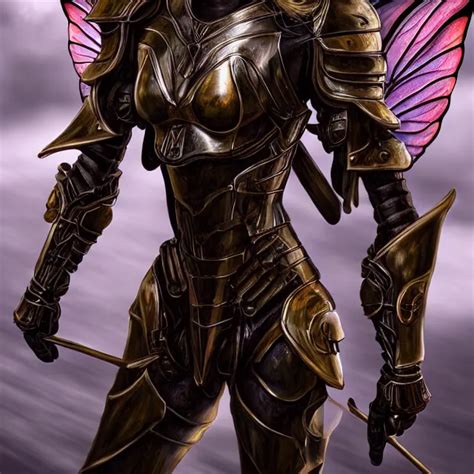 Adult Fairy Warrior With Insectoid Armour K Hdr Stable Diffusion