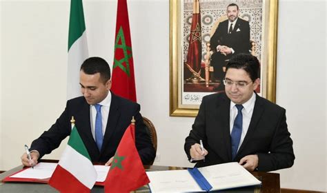 Le Maroc Et L Italie Signent Une D Claration De Partenariat Strat Gique