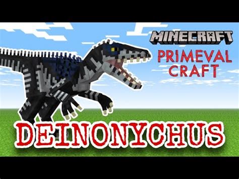 Primeval Craft Deinonychus Animation Showcase Minecraft Bedrock