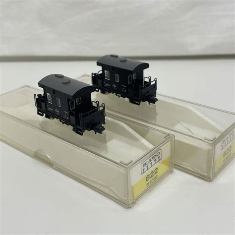 【やや傷や汚れあり】4425a Kato 関水金属 822 ヨ8000 車掌車 2品 まとめて Nゲージ 動作未確認 ジャンク品 現状品の