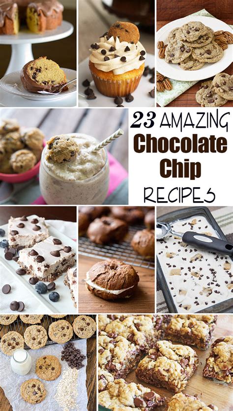 23 Amazing Chocolate Chip Recipes Ashlee Marie Real Fun With Real Food