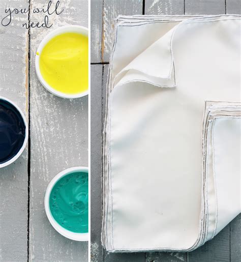 Watercolour Christmas - painted napkins DIY - Homeology