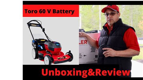 Lawn Mower Toro Flex Force Volt Unboxing Review Youtube