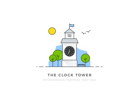 Petrovaradin Fortress - Clock Tower by Aleksandar Macanovic on Dribbble